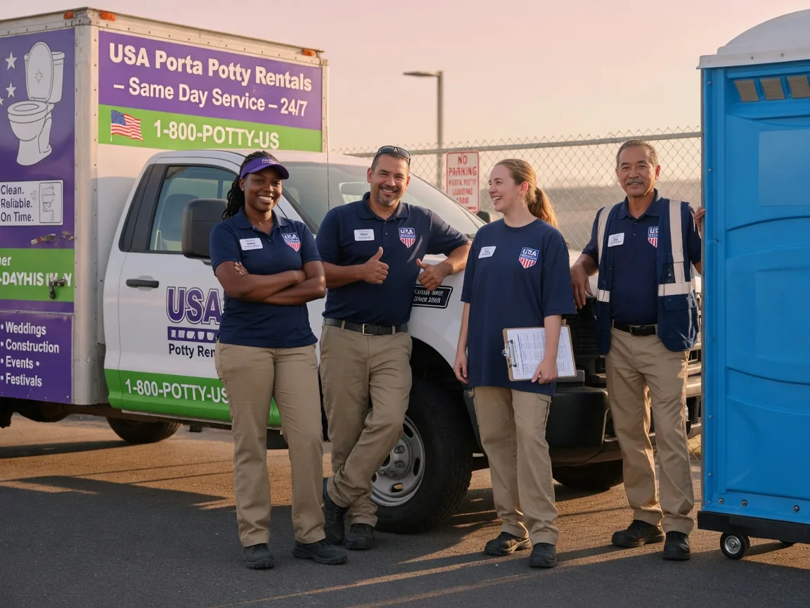 Porta Potty Rental company in Columbia City, IN
